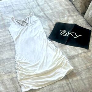 White Sky Mini Dress
